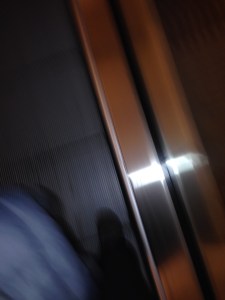 Assim como era para ter choque, era para ter foto da chegada. Essa imagem foi o que sobrou. 